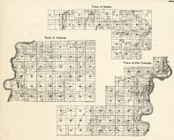 Wood County - Senaca, Saratoga, Port Edwards, Wisconsin State Atlas 1930c